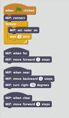 radar demo script